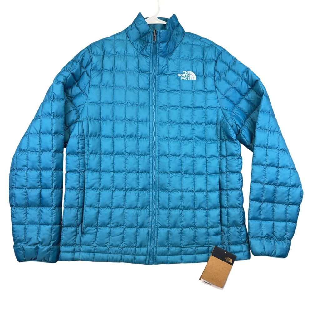 The North Face Jacket Mens Medium Blue Full Zip Insulated Puffer NF0A8A50